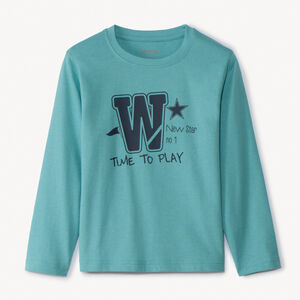 Μακρυμάνικο μπλουζάκι jersey με φαντεζί σχέδιο για αγόρι 