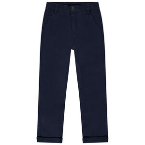 Παντελόνι chino ίσιο μονόχρωμο για αγόρι 