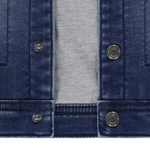 Βεστ worker bi-matière με αποσπώμενη κουκούλα για bebe αγόρι 