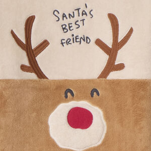 Σετ πιτζάμες 2 τμχ. sherpa με σχέδιο Renne de Noël για αγόρι 