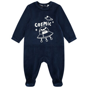 Dors-bien en velours avec visuel printé pour bébé garçon Main Dors-bien en velours avec visuel printé pour bébé garçon