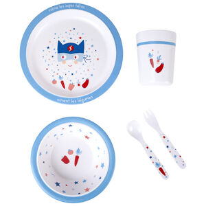 Σετ γεύματος 5 τεμαχίων από μελαμίνη - Σούπερ ήρωες 