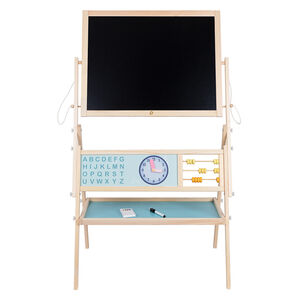 Διπλής όψης μαγνητικός πίνακας κιμωλίας και λευκός πίνακας 