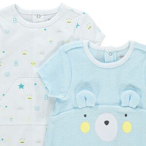 Σετ από 2 combi κοντά με σχέδια αρκουδάκια 