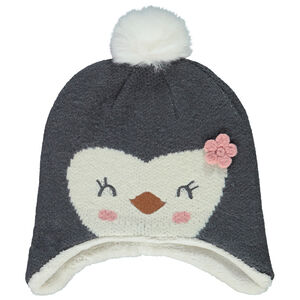 Σκουφάκι πλεκτό φαντεζί για bebe κορίτσι 