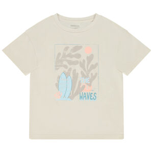 Κοντομάνικο μπλουζάκι jersey με σχέδιο αλγών για αγόρι 