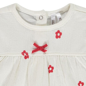 "Νυχτικό από jersey με τσαλακωμένο floral σχέδιο για μωρό κορίτσι" 