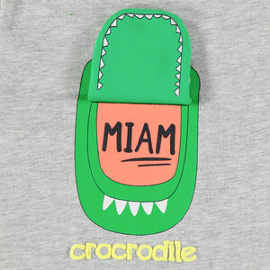 T-shirt κοντομάνικο από βαμβάκι με σχέδιο ζώου 