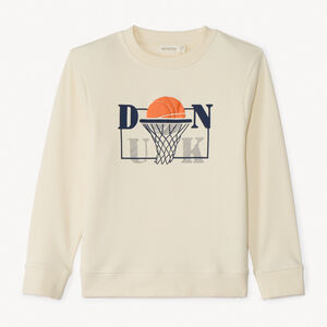 Φούτερ με puff print για αγόρι 