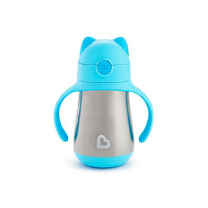 Ανοξειδωτο Κυπελλακι Με Χερουλια Cool Cat Μπλε Munchkin 