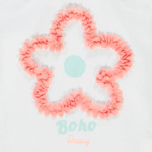 Σετ 2 τεμαχίων αμάνικο μπλουζάκι και σορτς για bebe κορίτσι 