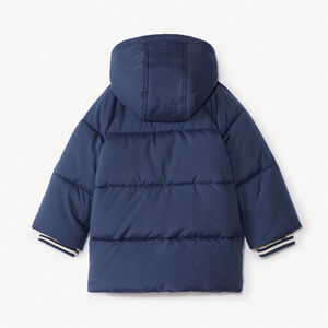 Μακρύ μπουφάν με επένδυση και sherpa για bebe αγόρι 