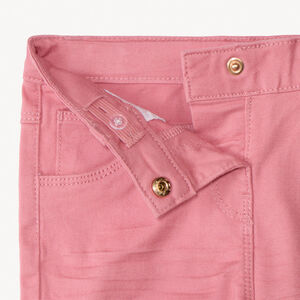 Pantalon en twill uni pour bébé fille  