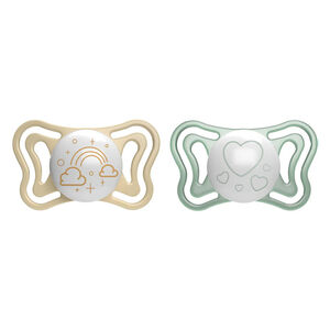 Πιπίλα Physio Light Για Τη Νύχτα 2-6Μ (2Τμχ)  Main Πιπίλα Physio Light Για Τη Νύχτα 2-6Μ (2Τμχ)