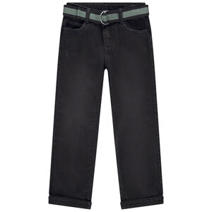 Τζιν ίσια γραμμή effet used με αφαιρούμενη ζώνη για αγόρι 