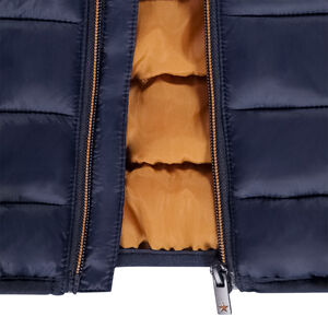 Ελαφρύ μπουφάν με κουκούλα δίχρωμο για αγόρι 