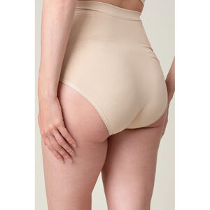 Ψηλόμεσο σλιπ εγκυμοσύνης χωρίς ραφές στο χρώμα του δέρματος 