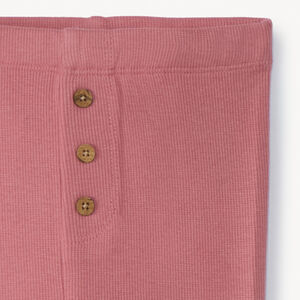 Καλσόν effet côtelé με κουμπιά για bebe κορίτσι 