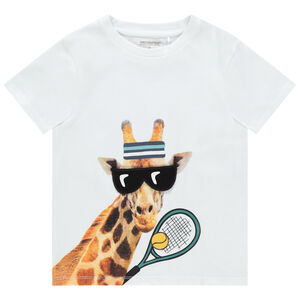 T-shirt κοντομάνικο με σχέδιο καμηλοπάρδαλη με γυαλία Main T-shirt κοντομάνικο με σχέδιο καμηλοπάρδαλη με γυαλία