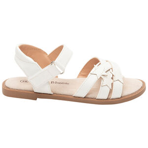 Σανδάλια λευκά με παρμένα αστέρια για κορίτσι 