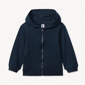 Γιλέτ από μαλακό ύφασμα με κουκούλα για μωρό αγόρι 