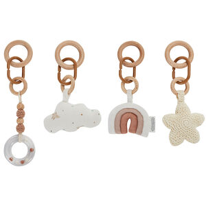 Σετ 4 παιχνιδιών για αψίδα "Douce Hirondelle" εκρού 