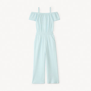 Φόρεμα με ανοιχτούς ώμους και κεντημένη καρδιά για κορίτσι 