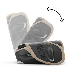 Πτυσσόμενο κάθισμα αυτοκινήτου Solution G2 i-Fix tissu Plus αμυγδαλί 