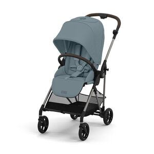 Poussette compacte légère Melio 4 taupe/stormy blue  Main Poussette compacte légère Melio 4 taupe/stormy blue