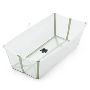 Μπάνιο Με Θερμοευαίσθητη Βαλβίδα Flexi Bath X-Large Transparent Green Stokke  