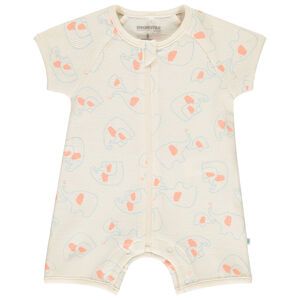 Σορτς κηρήθρα με σχέδιο ελεφάντων για bebe αγόρι 