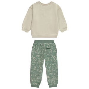 Σετ φούτερ oversized + jogging φαντασίας για μωρό αγόρι 