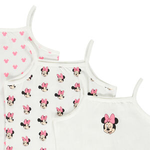 Σετ από 3 αμάνικα φανελάκια με σχέδιο Minnie Disney κορίτσι 