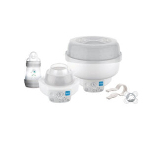 Ηλεκτρικος Αποστειρωτης Και Θερμαντηρας Μπιμπερο 6 Σε 1 (Περιέχει 1 Μπιμπερό Easy Start Anti-Colic 160Ml & 1 Πιπίλα Start 0-2) MAM 