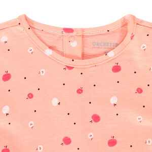 T-shirt κοντομάνικο Οργανικό βαμβάκι με σχέδι για bebe κορίτσι 