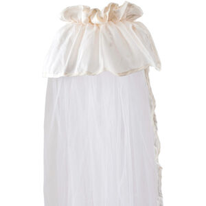 Κουνουπιέρα Κούνιας Κόσμος Του Μωρού Μονόχρωμη Εκρού 