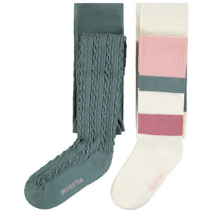 Σετ από 2 καλσόν φαντεζί για κορίτσι 