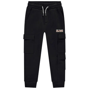 Παντελόνι jogging από πλεκτό με τσέπες cargo για αγόρι 