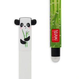 Stylo gel à encre noir effaçable Panda 