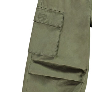 Παντελόνι parachute μονόχρωμο από ύφασμα για κορίτσι 