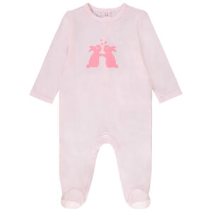 Φορμάκι μονόχρωμο print φαντεζί για bebe κορίτσι 