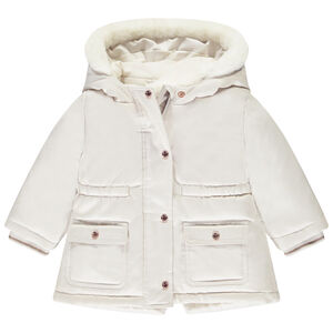 Πάρκα 2 σε 1 με γιλέκο χωρίς μανίκια σε sherpa για κορίτσι 