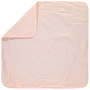 Κουβέρτα από βαμβακερή γάζα με print αστέρια 