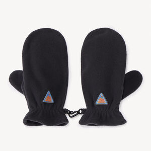 Ζευγάρι μονόχρωμα γάντια micropolaire για αγόρι 