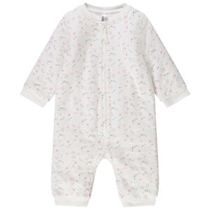 Σουρπιτζάμα με επένδυση και σχέδιο κουνελιών για μωρό κορίτσι 