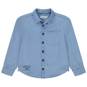 Πουκάμισο μακρυμάνικο με εκτύπωση για αγόρι 