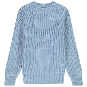 Pull en tricot côté uni pour fille Main Pull en tricot côté uni pour fille