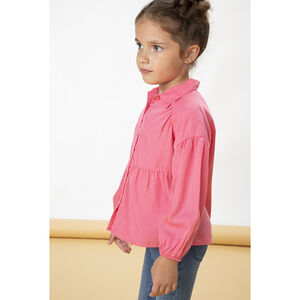 Chemise à manches longues en lyocell pour fille Main Chemise à manches longues en lyocell pour fille
