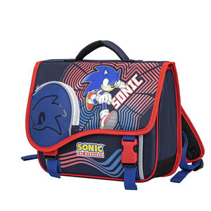 Παιδικό σακίδιο Sonic 38 εκ. – μπλε και κόκκινο 