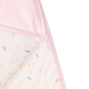 Αμάνικος υπνόσακος βελούδο ριγωτό TOG 3.5 ροζ 